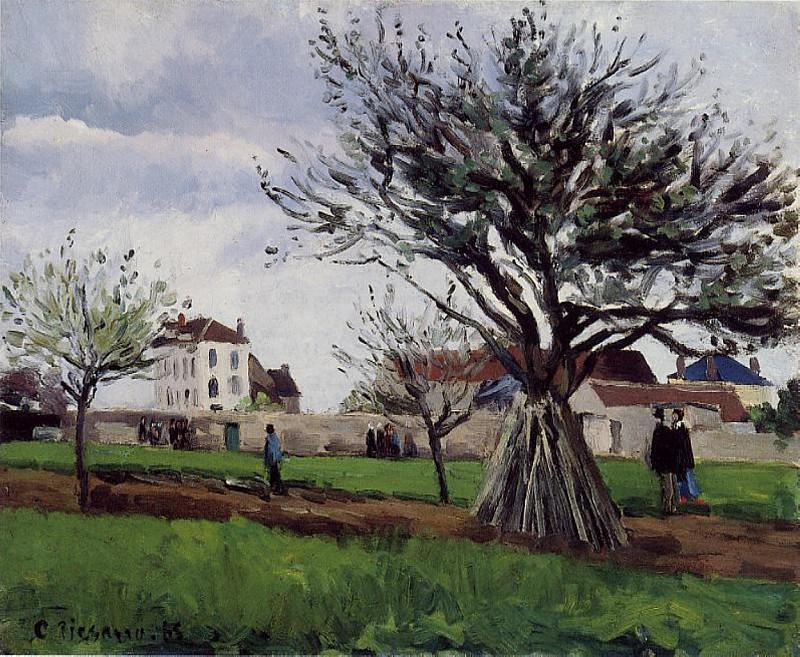   : Apple Trees at Pontoise. (1868), : Pissarro, Camille