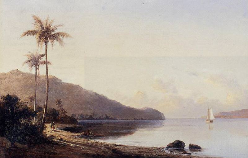 A Creek in Saint Thomas, Antilles. (1856). Писсарро, Камиль