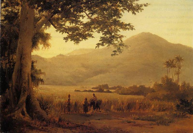 Antilian Landscape, St. Thomas. (1856). Писсарро, Камиль