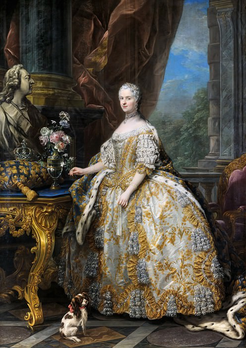 Версальский дворец - Шарль ван Ло -- Королева Франции Мария Лещинская (1703-1768)