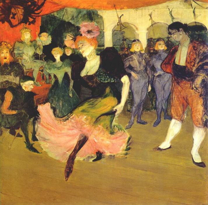 Изображение в архиве: lautrec marcelle lender doing the bolero in chilperic 1895, Автор: Toulouse-Lautrec, Henri De