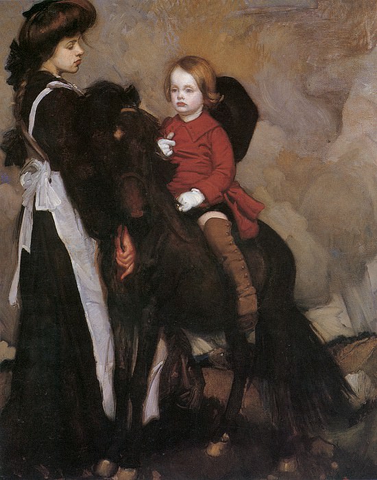   : Lmabert Equestrian Portrait of a Boy, : Lambert, George