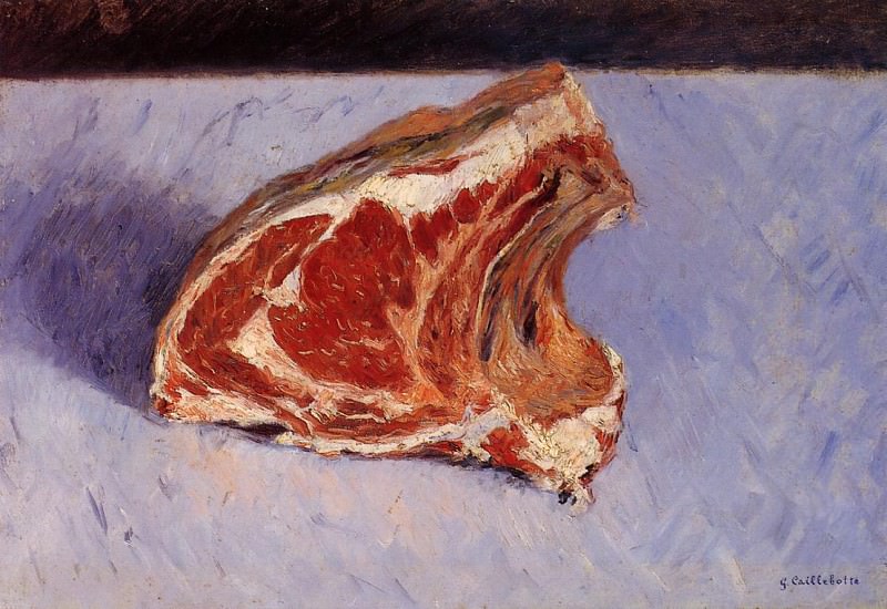 Rib of beef - 1882.   - gustave caillebotte (1848-1894)