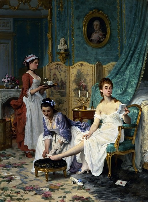���� [The Levee] 1892, �����: Caraud, Joseph (������ ����)Caraud, Joseph (�������� �� Gallerix.ru)