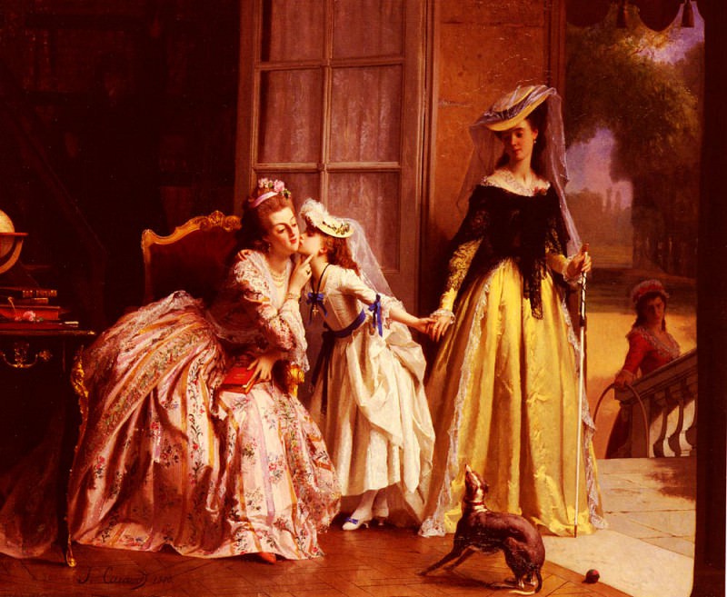 Caraud Joseph La Reine Marie-Antoinette Et Sa Fille, �����: Caraud, Joseph (������ ����)Caraud, Joseph (�������� �� Gallerix.ru)
