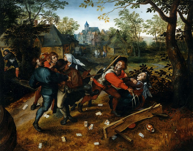 BRUEGHEL Jan the Elder Going To The market, Автор: Brueghel, Jan The Elder (1568-1625) (Ян Старший (1568-1625) Брейгель)Brueghel, Jan The Elder (1568-1625) (Живопись на Gallerix.ru)