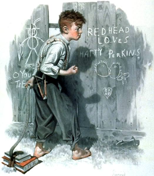 NR-HATTY, Artist: Rockwell, Norman