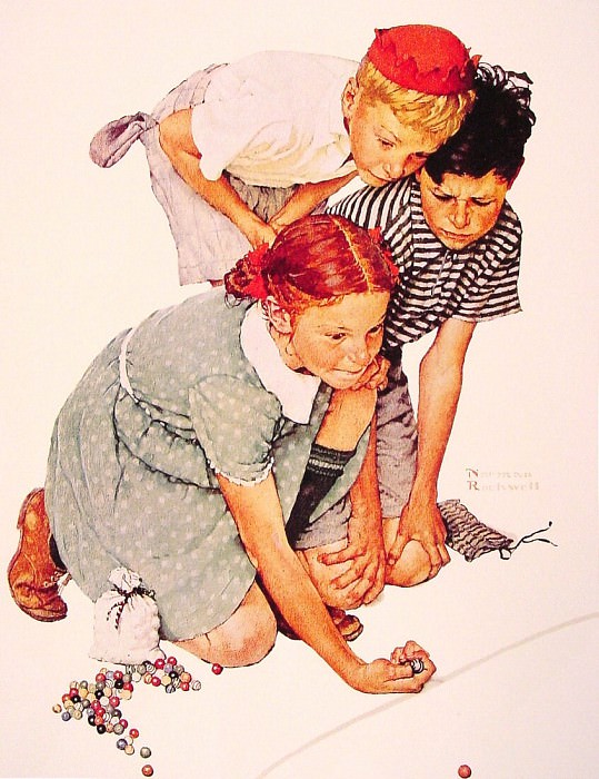 Marble Champion, Artist: Rockwell, Norman