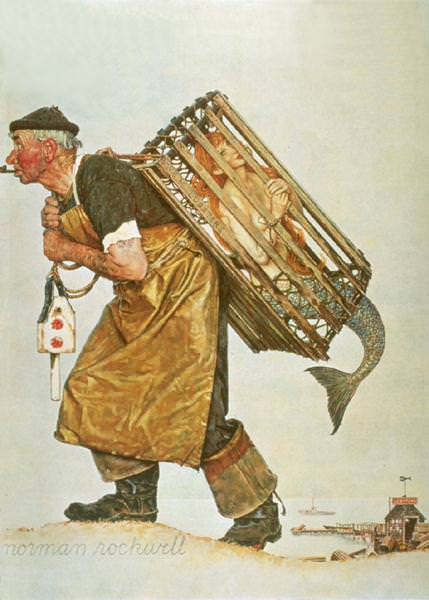 NR-FISH, Artist: Rockwell, Norman