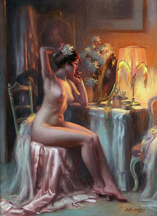 Delphin Enjolras - Nu A Sa Coiffeuse