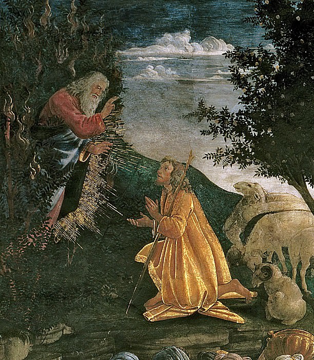 ����������� � ������: Botticelli Scenes from the Life of Moses detail 2, �����: Botticelli, Alessandro