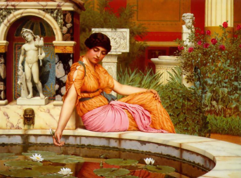 Джон Уильям Годвард - A Lily Pond 19017