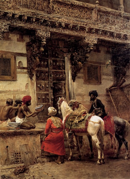 Weeks Edwin Craftsman Selling Cases By A Teak Wood Building Ahmedabad. Edwin Lord Weeks - ����� ���� ���� (1849-1903)