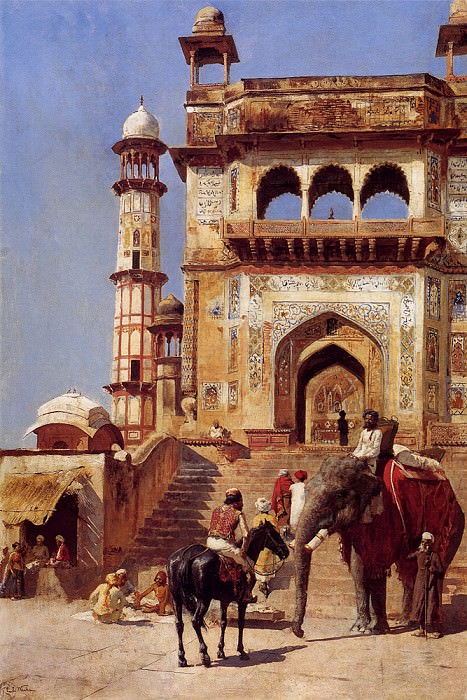 Weeks Edwin Before A Mosque 1883. Edwin Lord Weeks - ����� ���� ���� (1849-1903)