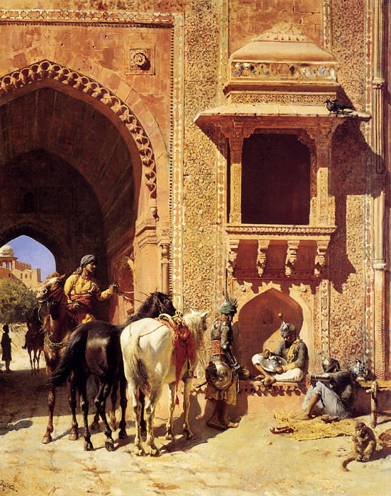 Weeks Edwin Gate Of The Fortress At Agra India. Edwin Lord Weeks - ����� ���� ���� (1849-1903)