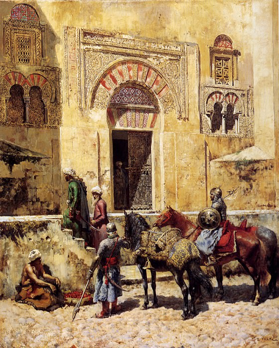 Weeks Edwin Entering The Mosque 1885. Edwin Lord Weeks - ����� ���� ���� (1849-1903)