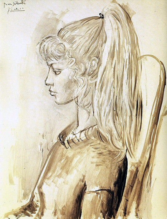 1954 Portrait de Sylvette David 23.   (1881-1973) : 1943-1961