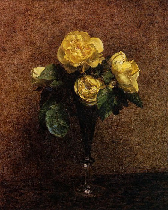 : Fantin Latour Henri Fleurs Roses Marechal Neil, : Fantin-Latour, Ignace-Henri-Jean-Theodore