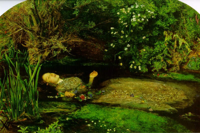 ophelia2, �����: Millais, John Everett