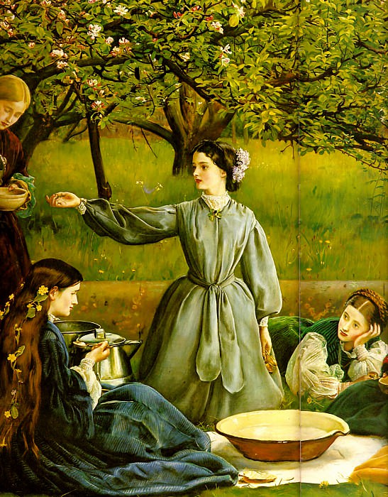 spring detail2, �����: Millais, John Everett