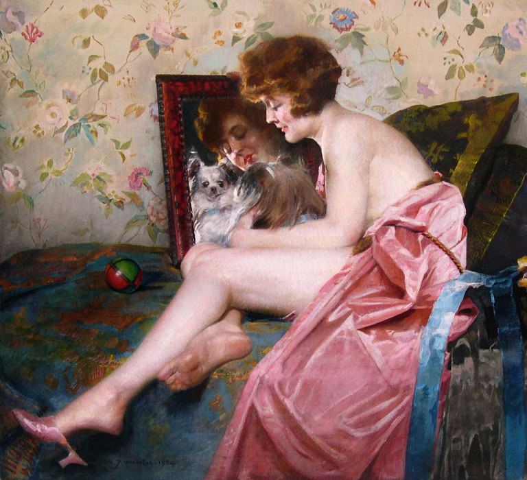 ����� 1 - ������������ ��������� ����������� �������� - Charles WATELET    Looking at the mirror    43799 617