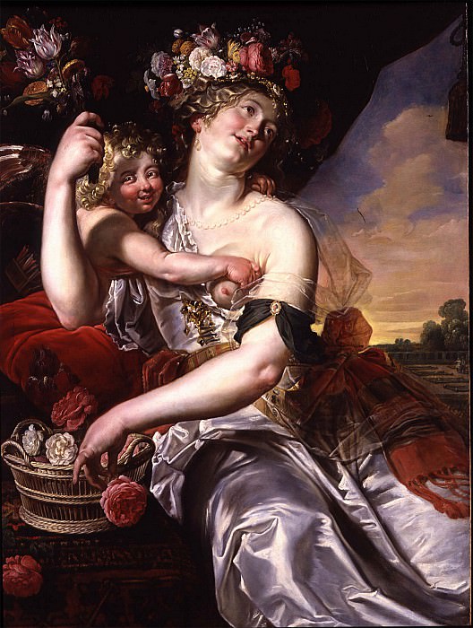����� 1 - ������������ ��������� ����������� �������� - Abraham Janssens II   Goddess of love goddess of flowers   32009