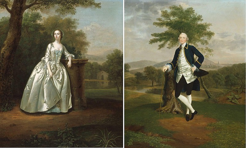 ����� 1 - ������������ ��������� ����������� �������� - Arthur Devis   Portraits of Mr 
