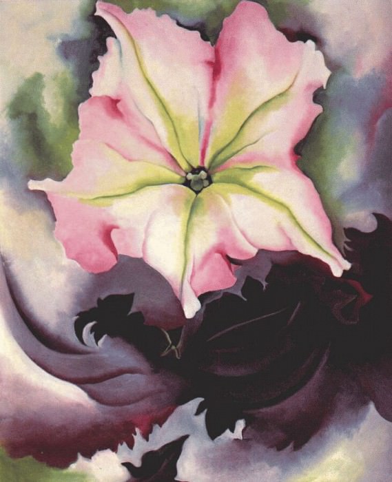������ OKeeeffe - okeeffe petunia and coleus 1924