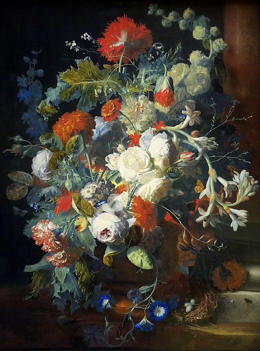 Музей истории искусств - Ян ван Хейсум -- Букет цветов у колонны