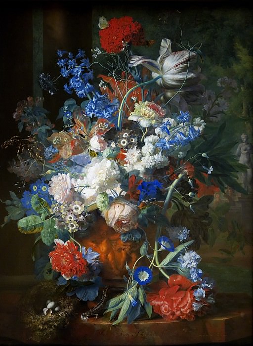 Музей истории искусств - Ян ван Хейсум -- Букет цветов в парке