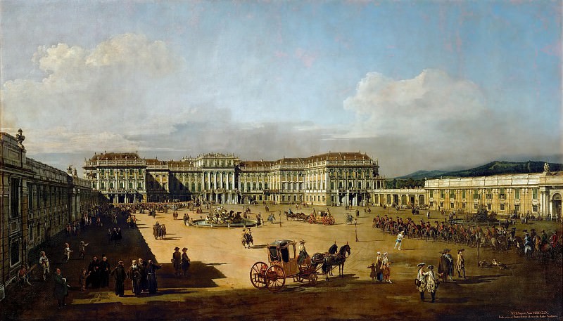 Музей истории искусств - Бернардо Беллотто - Дворец Шенбрунн в Вене