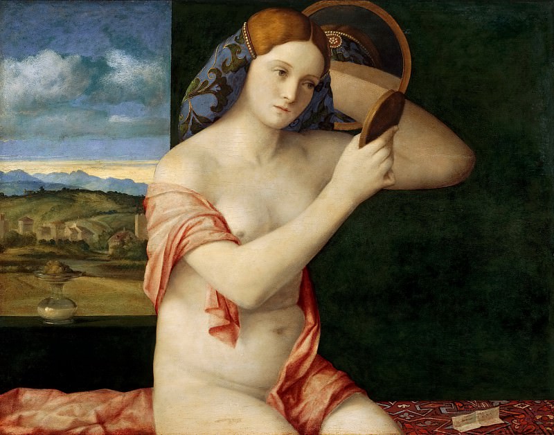 Музей истории искусств - Джованни Беллини - Обнаженная с зеркалом