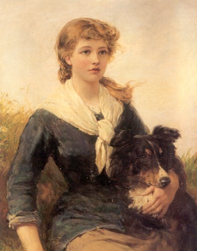 The Good Companion Girl and Her Collie 1882. , 