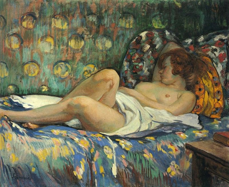Nude in Repose, : Lebasque, Henri ( Lebasque)