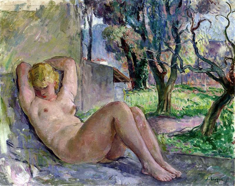 Large Nude, : Lebasque, Henri ( Lebasque)
