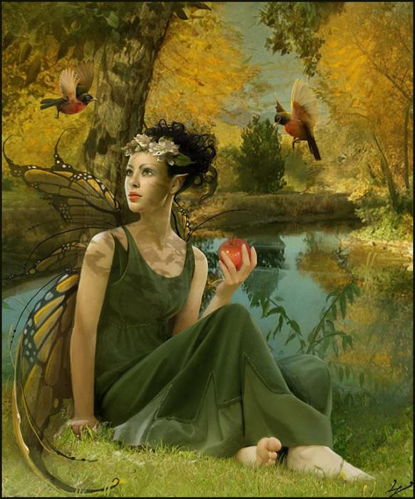 ����� ��������� - songs under the apple tree