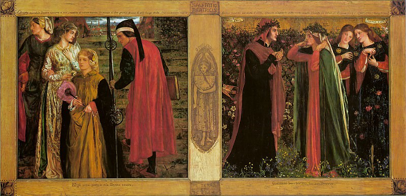 The Salutation of Beatrice, : Rossetti, Dante Gabriel (  )Rossetti, Dante Gabriel (  Gallerix.ru)