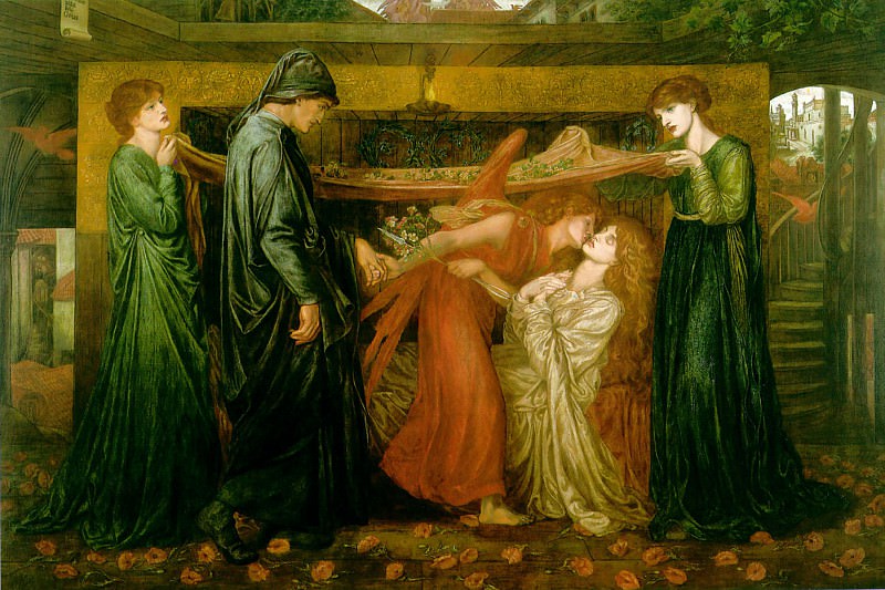 Dantes Dream at the Time of the Death of Beatrice, : Rossetti, Dante Gabriel (  )Rossetti, Dante Gabriel (  Gallerix.ru)