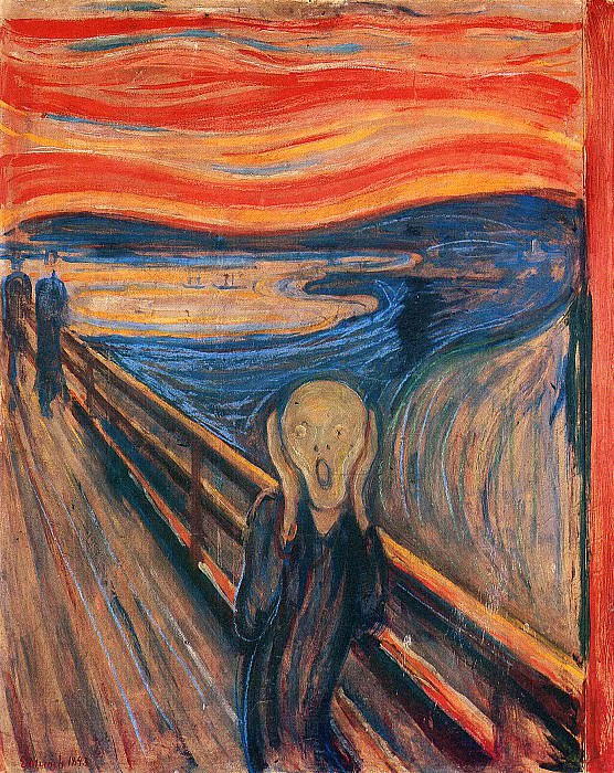 The Scream. ver. 1893. Edvard Munch