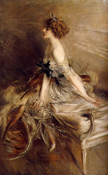 Portrait of Princess Marthe Lucile Bibesco 1911.  Boldini