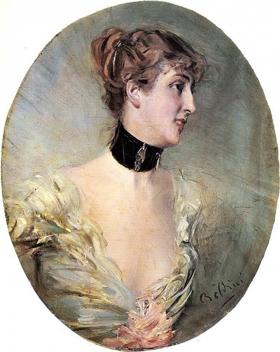 Boldini Giovanni The Countess Ritzer.  Boldini