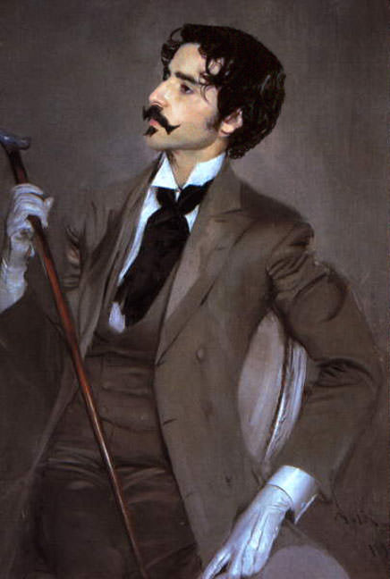 Count Robert de Montesquiou 1897.  Boldini