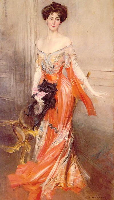 Portrait of Elizabeth Wharton Drexel 1905.  Boldini