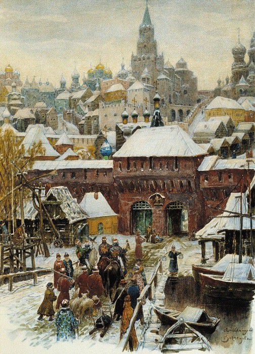 Васнецов Аполлинарий Михайлович (1856-1933) - Москва. Конец XVII века. 1902