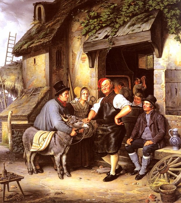 Pistorius Eduard Karl Gustav Lebrecht A Vist To The Farriers. ������ ���� ������ ������� ���������