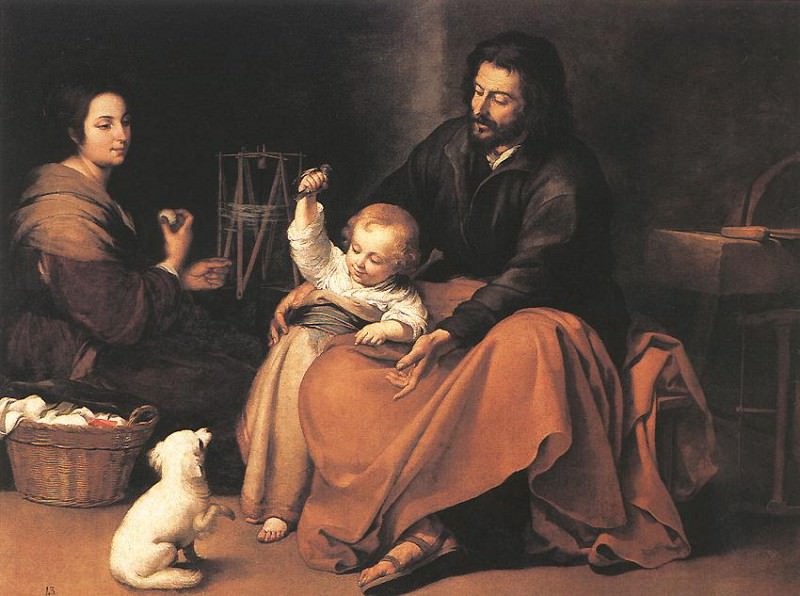   : Murillo The Holy Family 1650, : Murillo, Bartolome Esteban