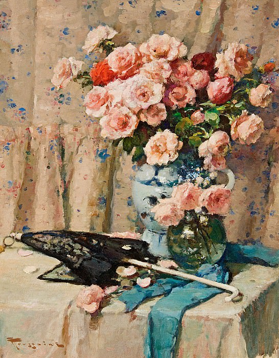 Fernand TOUSSAINT    Still Life of Flowers    32160 617, :  ,  2 -- European art, part 2