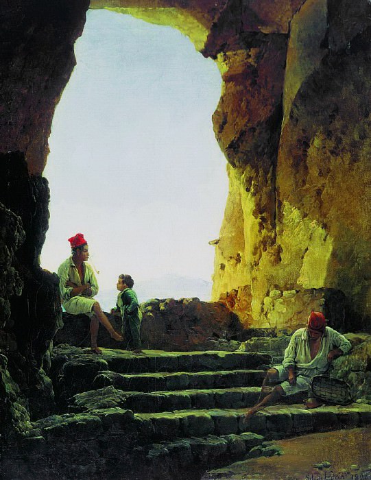 Грот в Сорренто. 1826