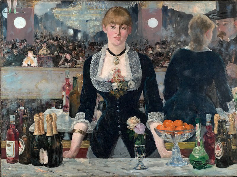 A Bar at the Folies-Bergere  -  1882.  