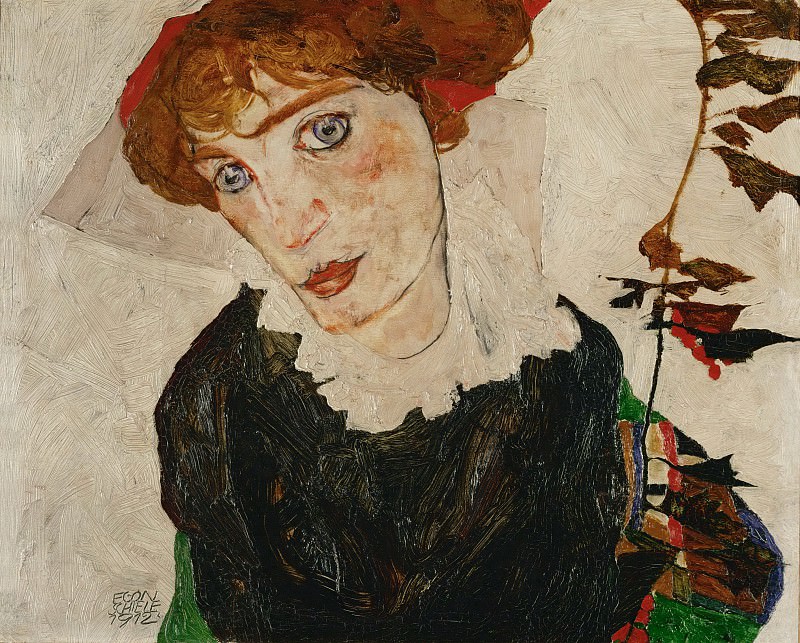Egon Schiele Bildnis Wally 1912 Ol auf Holz 327 x 398 cm Leopold Museum Wien, Автор: Schiele, Egon